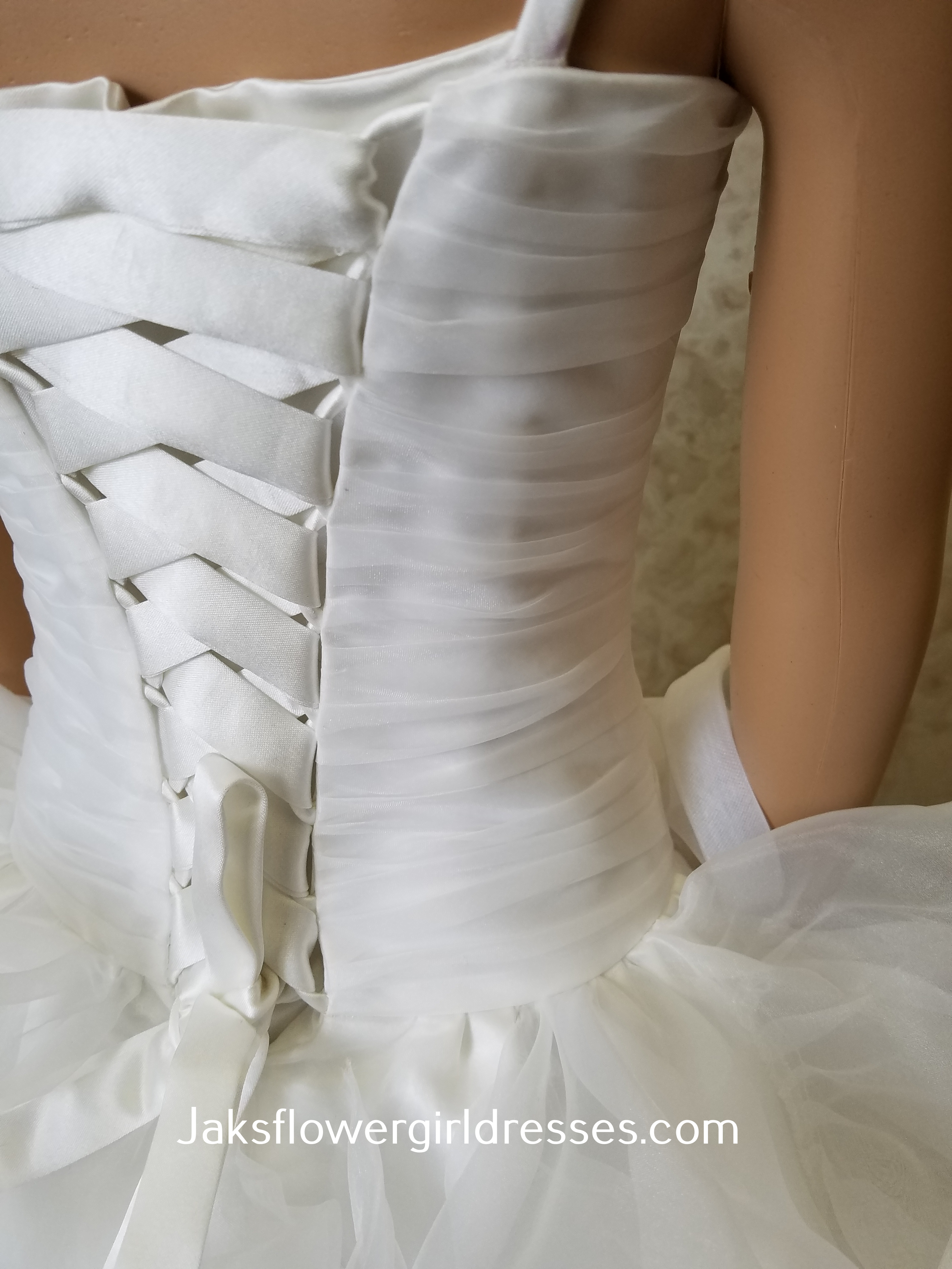 ivory flower girl dress