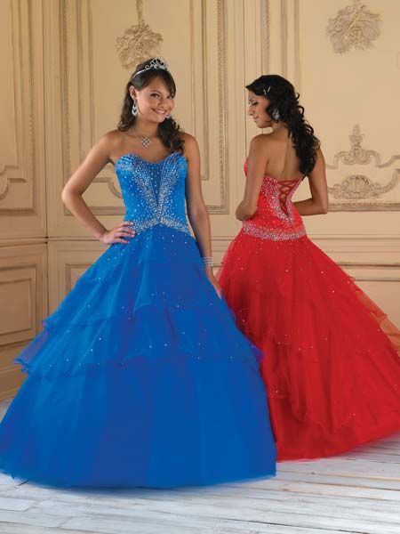 red blue pageant dresses for teens
