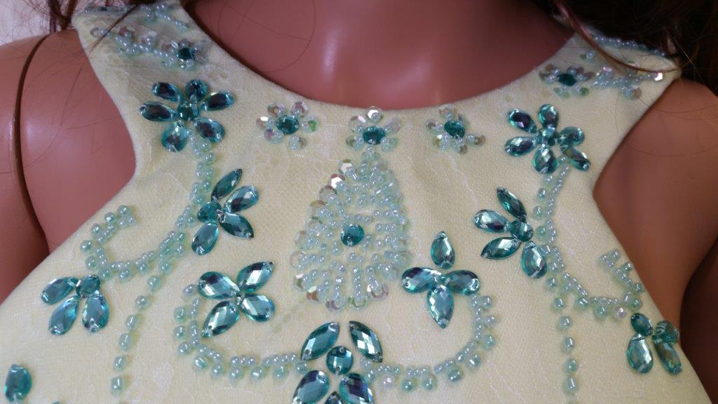 hand beaded embroidery bodice