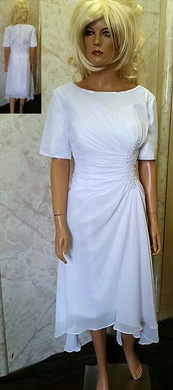 short wedding gowns with sleeves