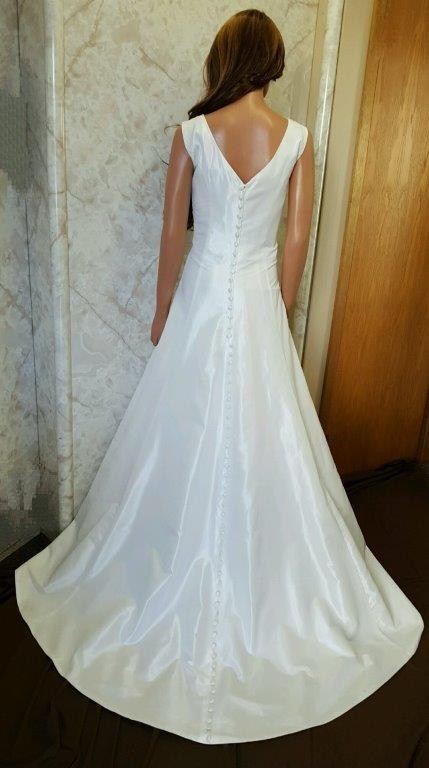 simple modest wedding gown