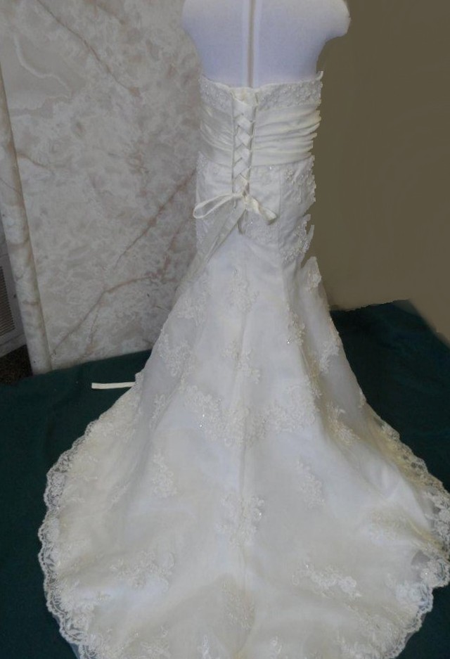 flower girl size miniature wedding gowns