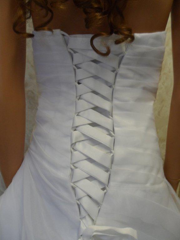 corset lace up wedding gown