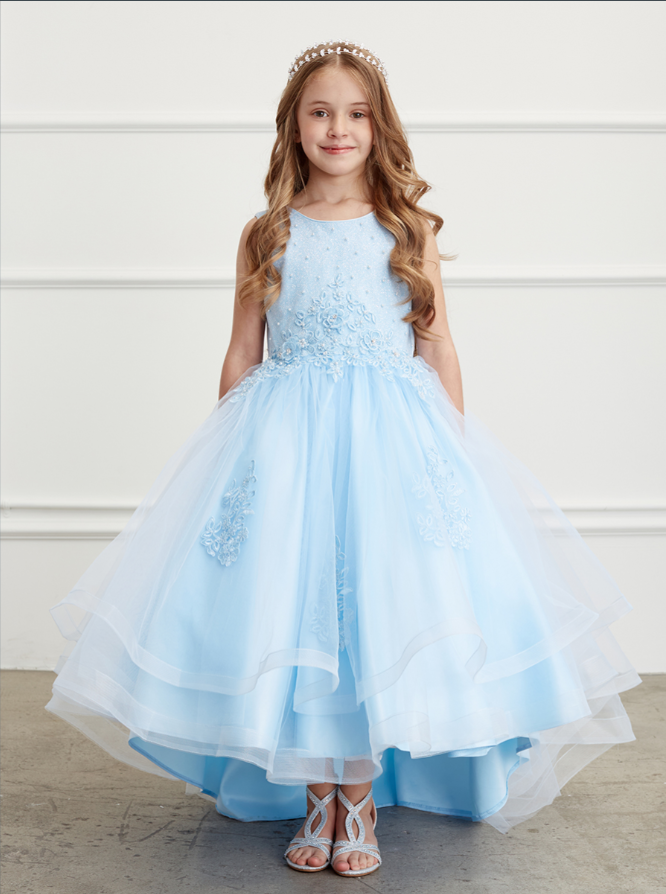 Little Girl Pageant Dresses Fancy Wedding Party Prom Dresses – Sun