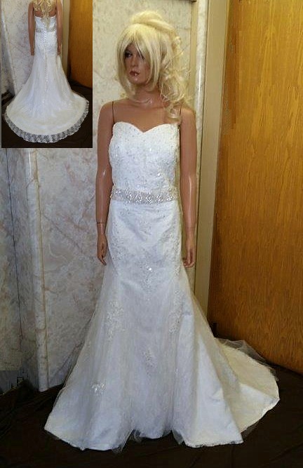 In stock wedding gowns