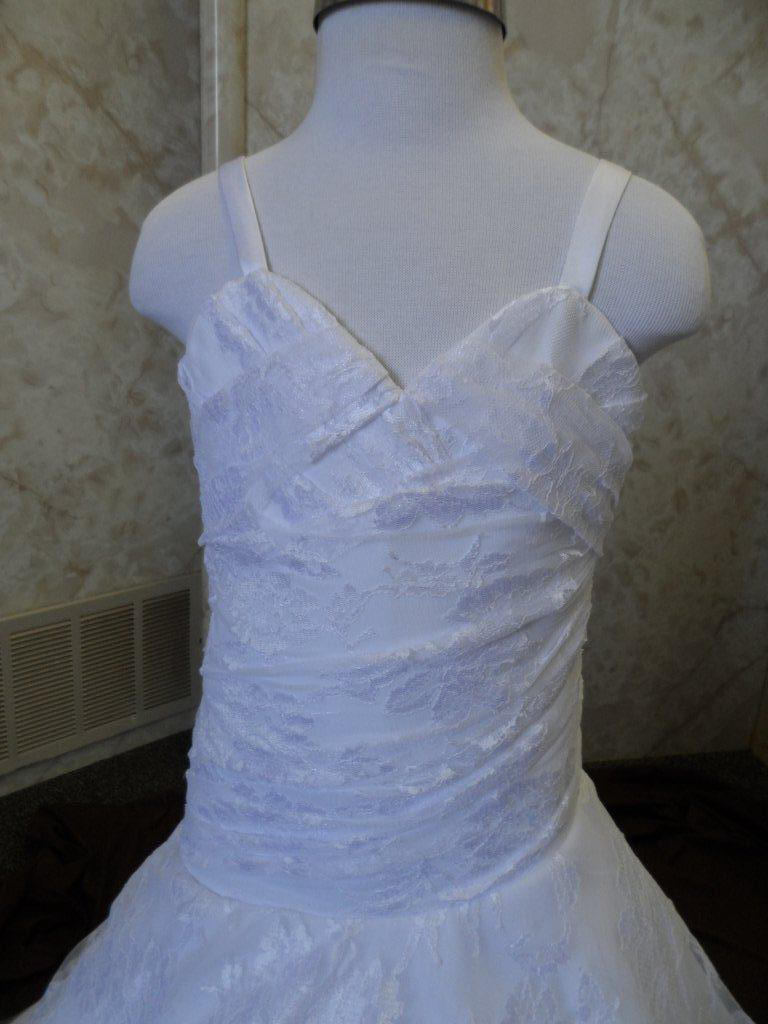 lace miniature bridal gown