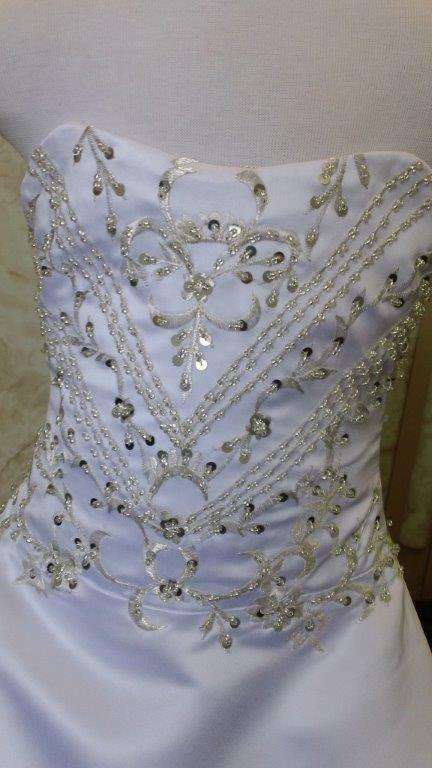 embroidered bodice