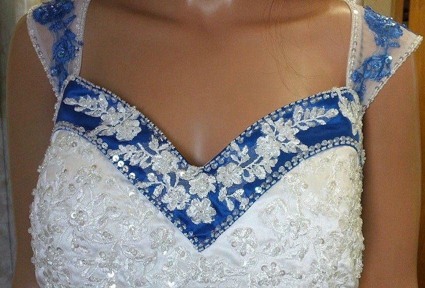 matching bridal gown