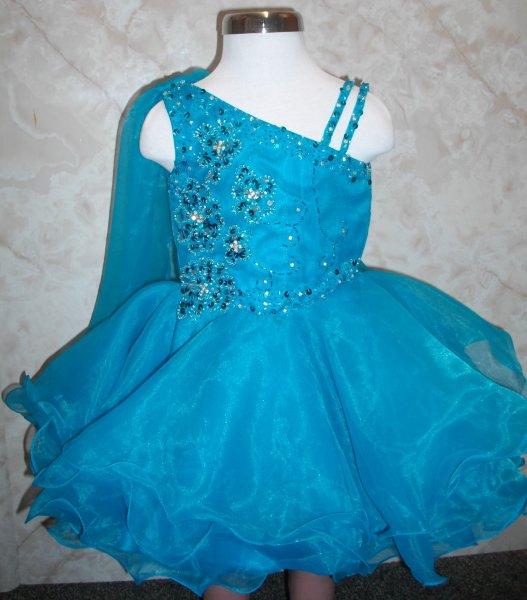 baby pageant dress with the turquoise 