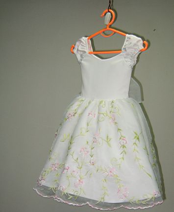 embroidered girls dress