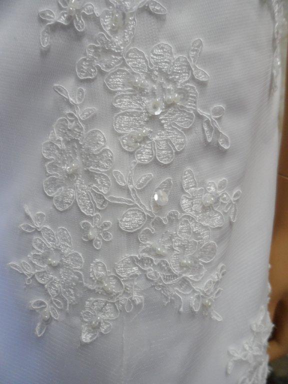 beaded lace bridal gown fabric