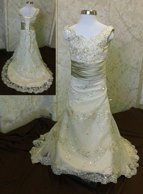 size 4 toddler wedding gown