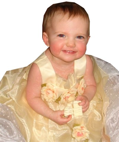 Yellow infant Easter dress