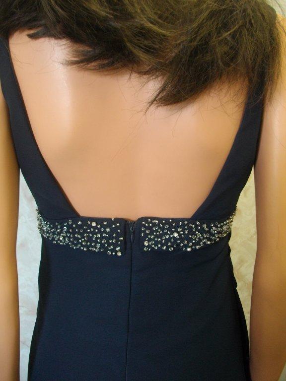 chiffon short navy mother of the bride and groom dress