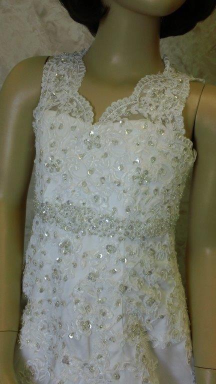 beaded floral embellished lace