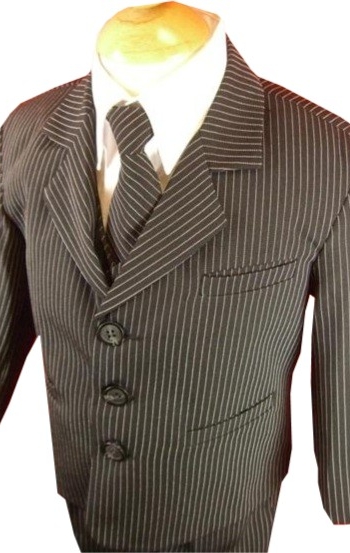 pin striped suit