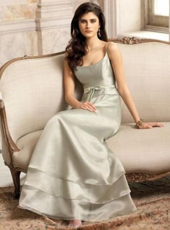bridesmaid layered dress