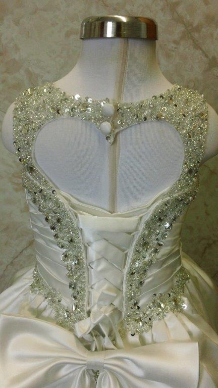 heart cut out dress
