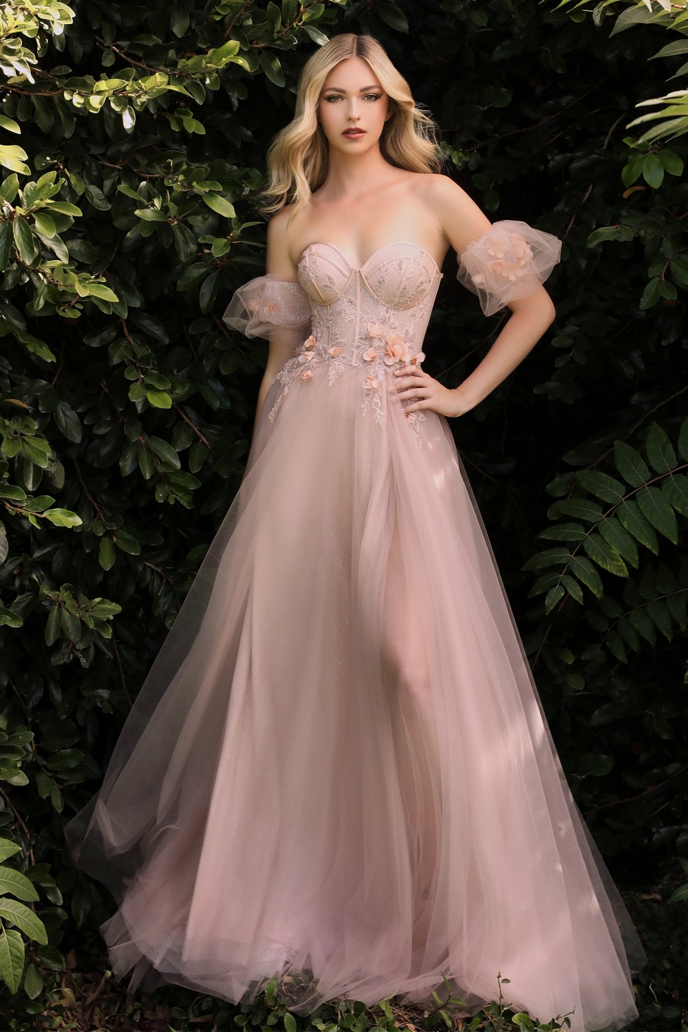 Whimsical Floral Ball gown