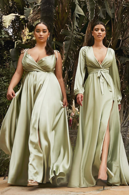 sage green bridesmais dresses