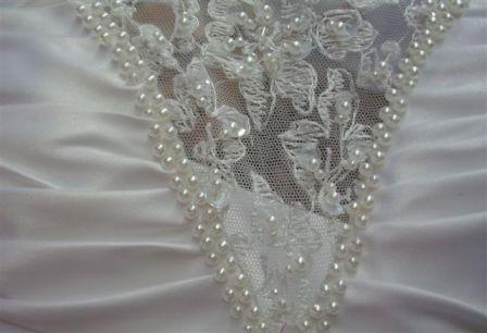 Lace and beading Bodice Inset