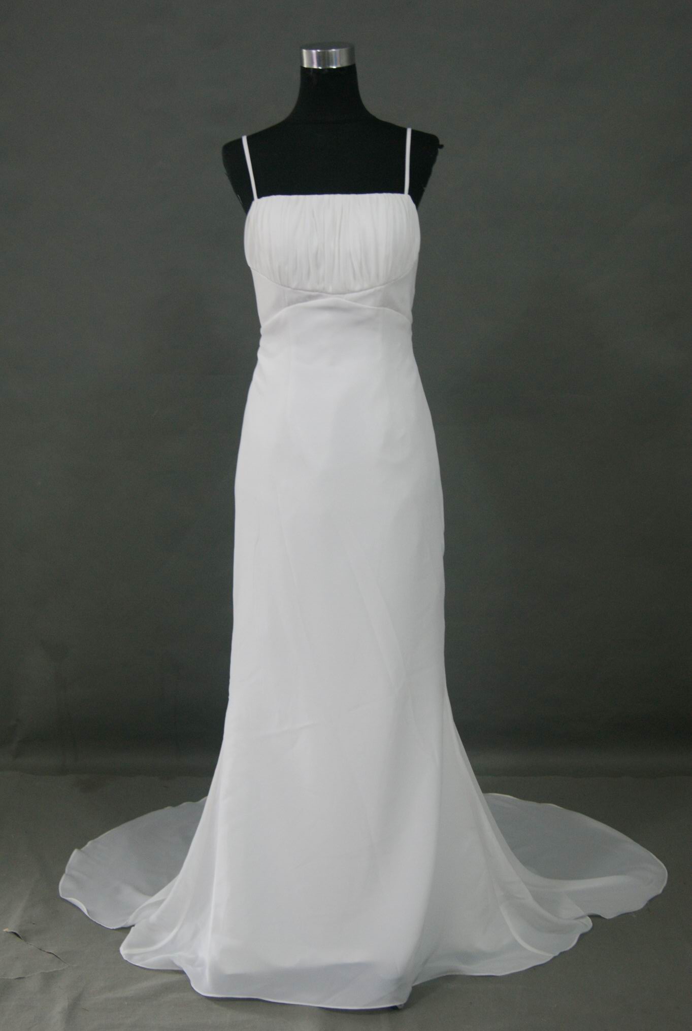 elegant wedding dresses with crinkled bodice