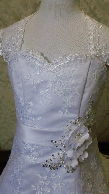 floral bridal sash