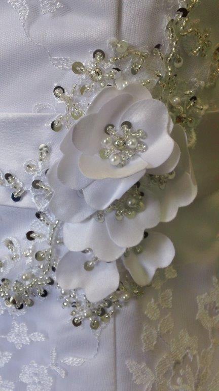 floral bridal sash