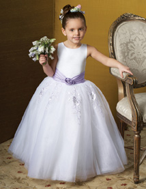 white and lavender $50 Flower girl dresses
