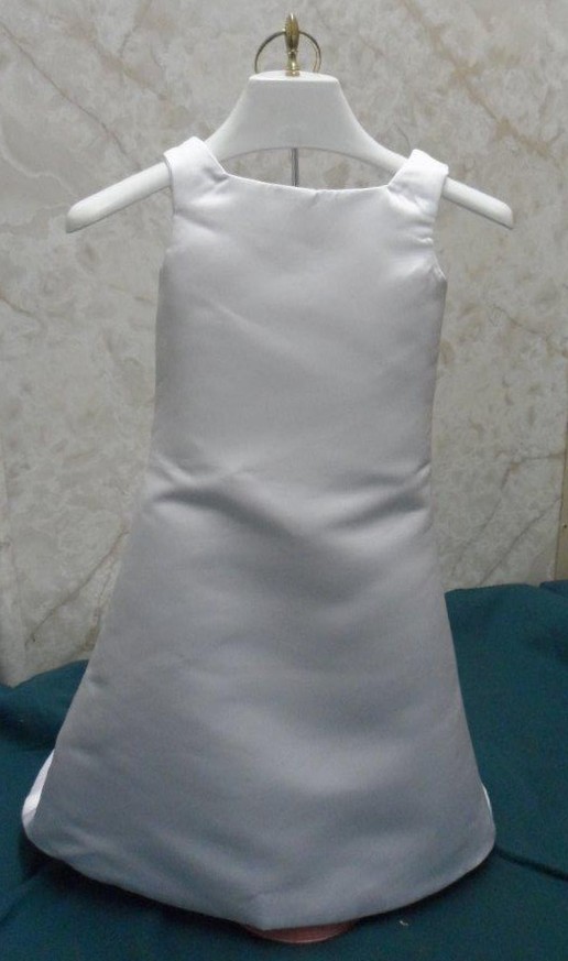 size 2 miniature wedding gown