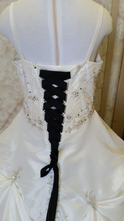 black corset lace up back