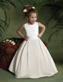 white or ivory flower girl dresses