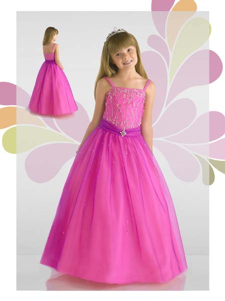 pink pageant dresses for little girls
