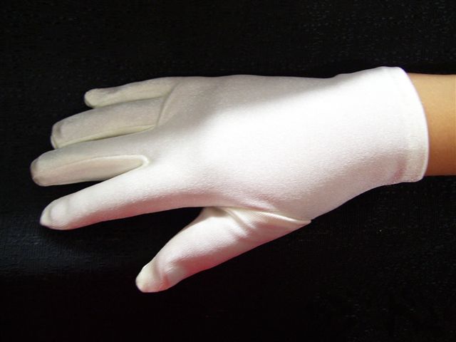 children's white dress gloves