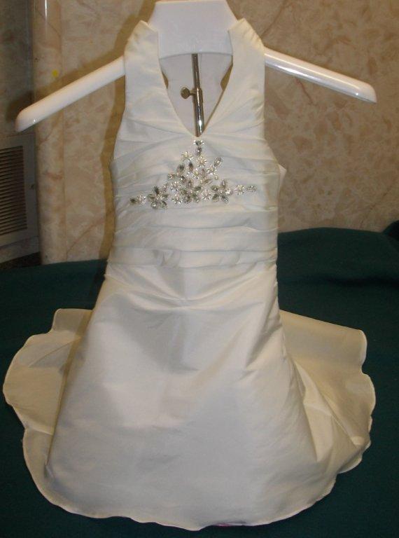 miniature version of wedding gown