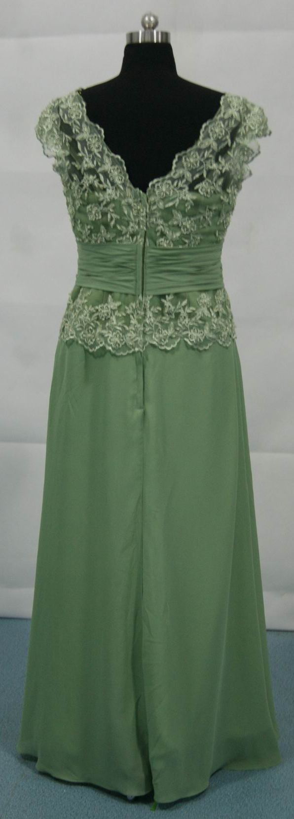 Green mother of groom chiffon dresses.