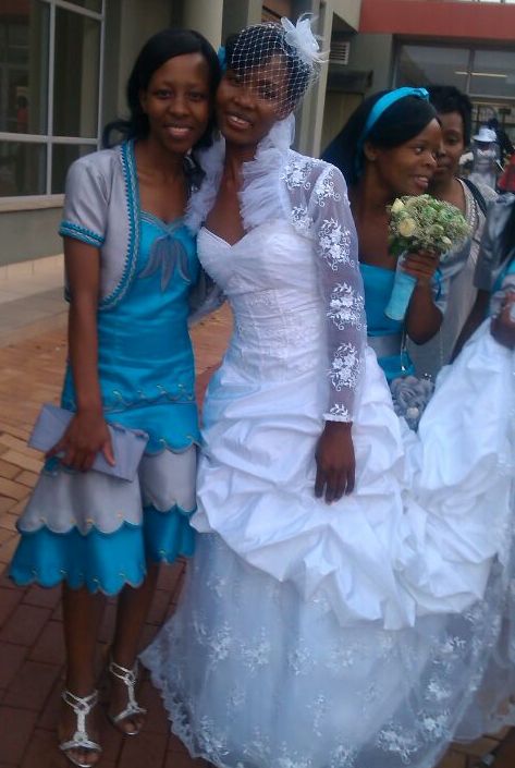 South Africa happy bride