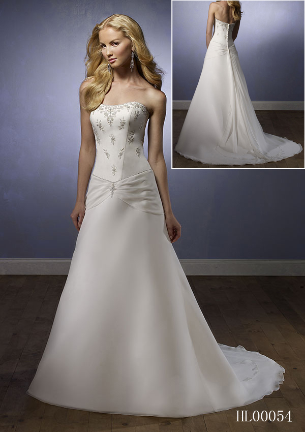 bridal wedding gown