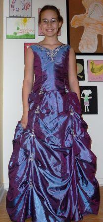 victorian lilac pageant dress