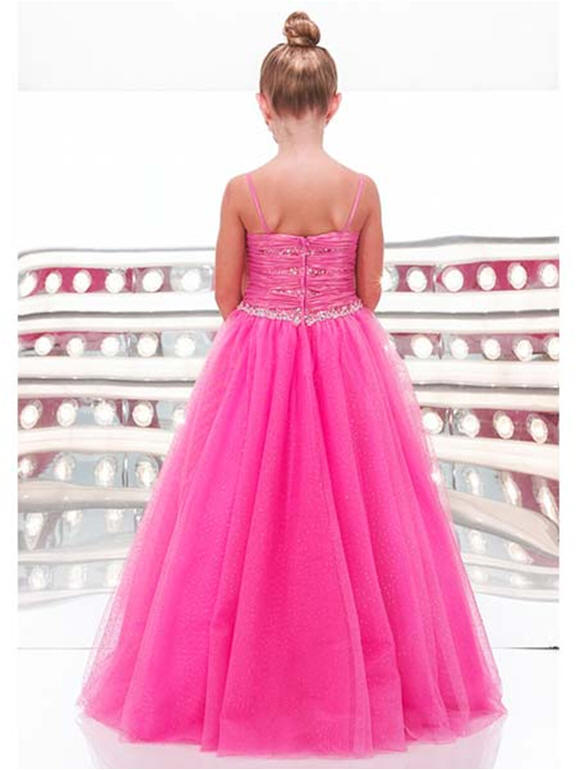 pink pageant dresses for little girls