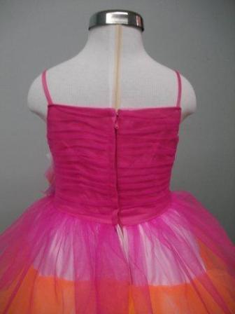 rainbow pageant dress