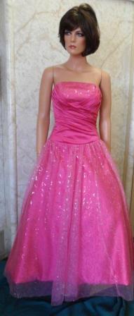 pink sequin swirl dress