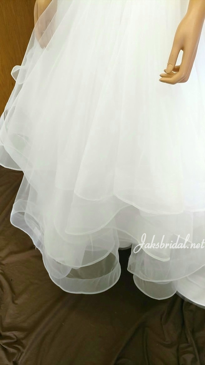 layered tulle wedding skirt