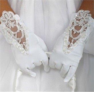 white church gloves