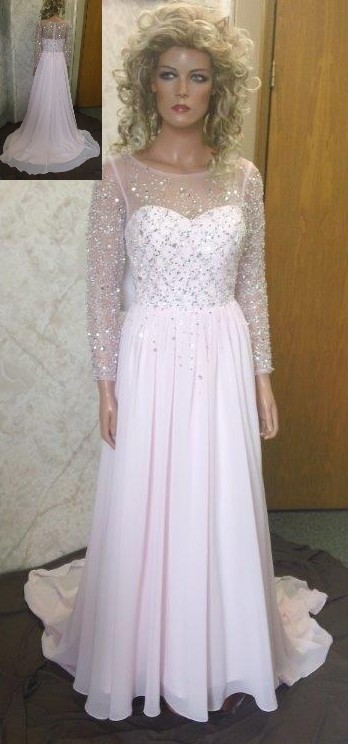 beaded pink mother of the bride dresses