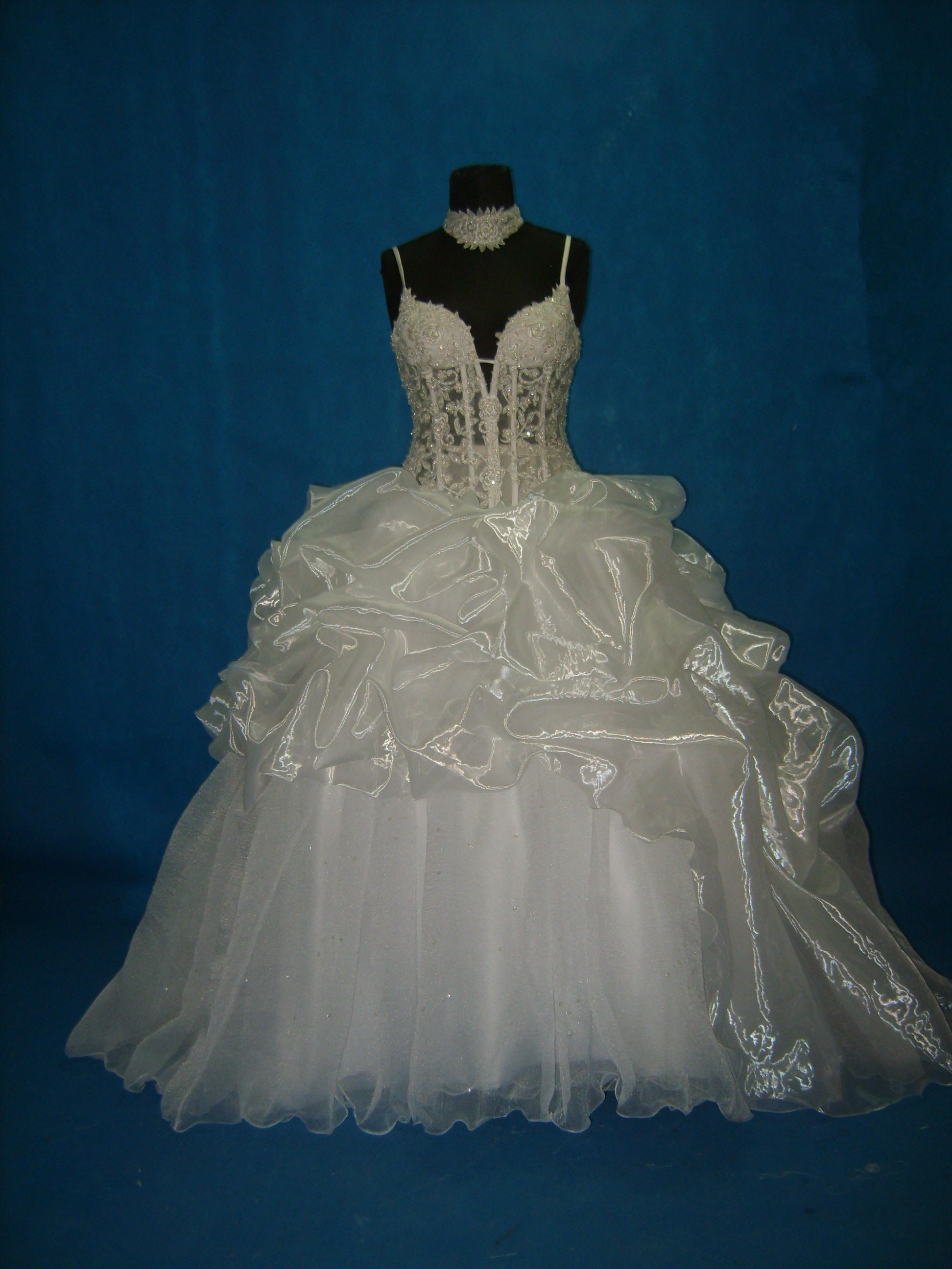 see through bodice wedding gown