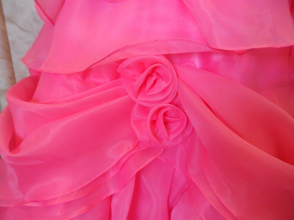 organza roses softly gather this pageant dress