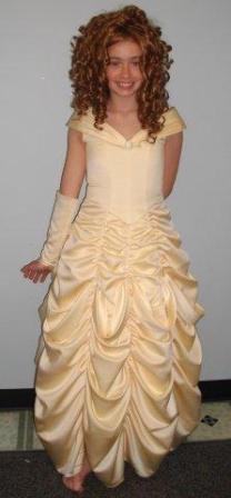 yellow pickup gown