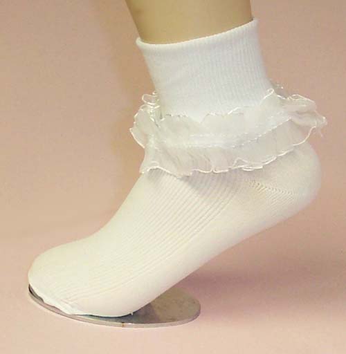 Flower Girl Socks - Pageant socks.