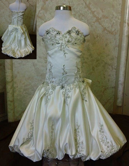 miniature wedding gown